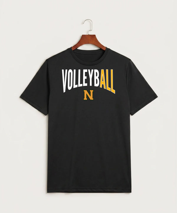 Nevis High School Volleyball (Girls) - Black Sport-Tek PosiCharge Competitor Tee. ST350