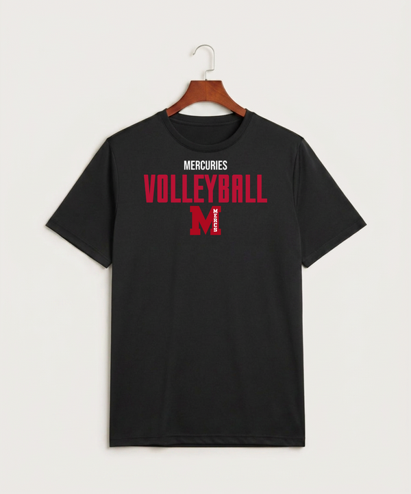 Mcgregor High School Volleyball (Girls) - Black Sport-Tek PosiCharge Competitor Tee. ST350