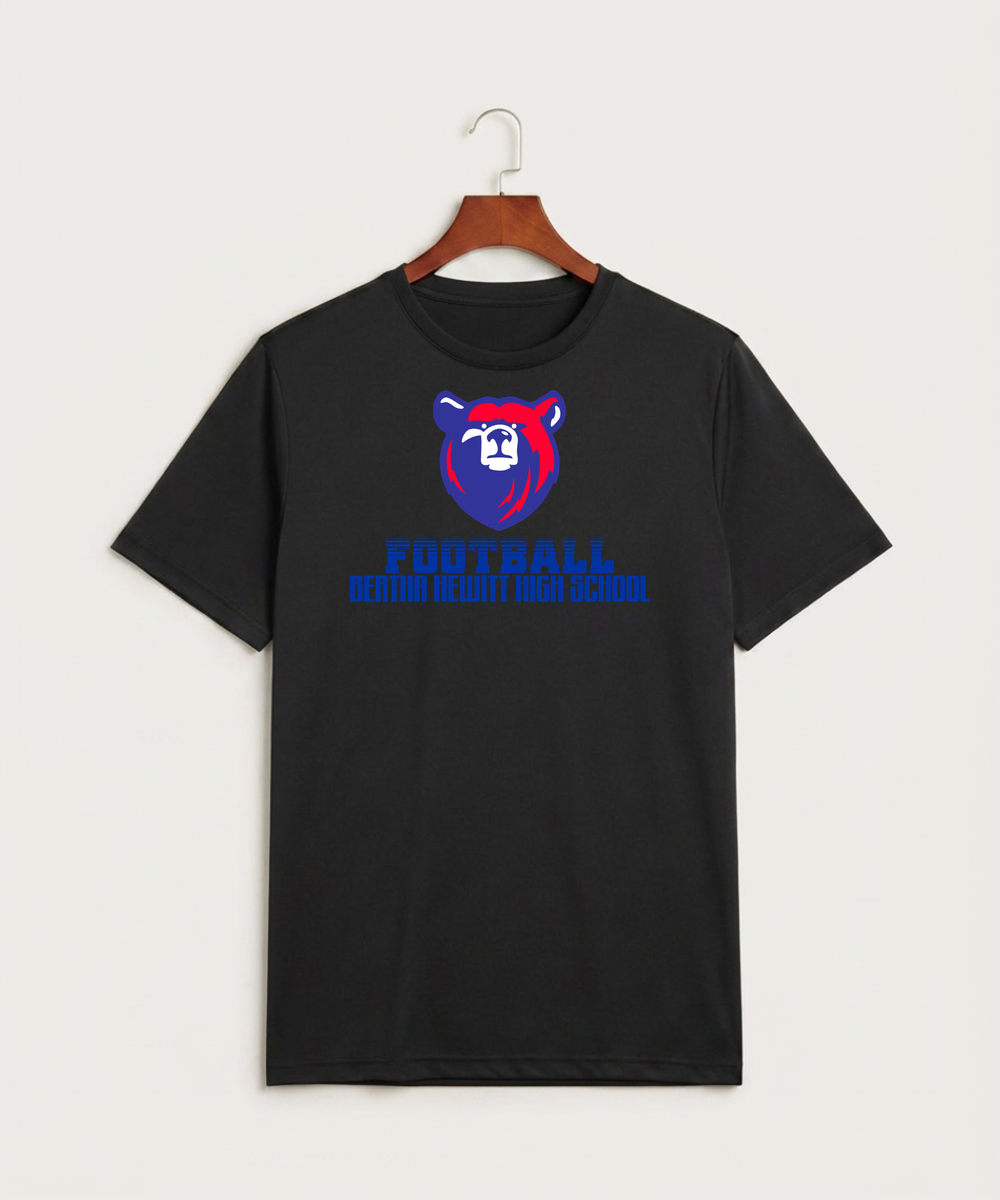 Bertha Hewitt High School Football (Boys) - Black Sport-Tek PosiCharge Competitor Tee. ST350