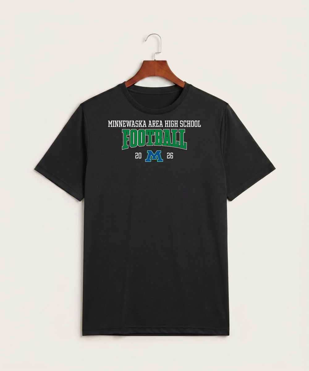 Minnewaska Area High School Football (Boys) - Black Sport-Tek PosiCharge Competitor Tee. ST350