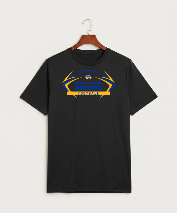 Wadena Deer Creek High School Football (Boys) - Black Sport-Tek PosiCharge Competitor Tee. ST350