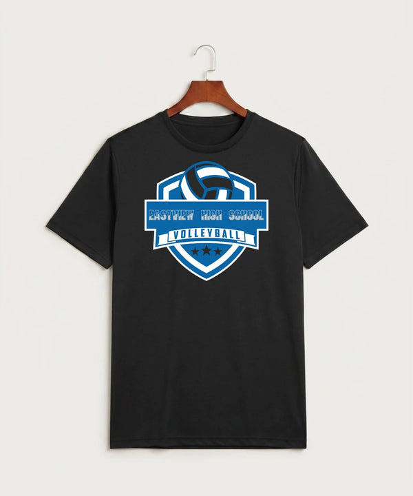Eastview High School Volleyball (Girls) - Black Sport-Tek PosiCharge Competitor Tee. ST350
