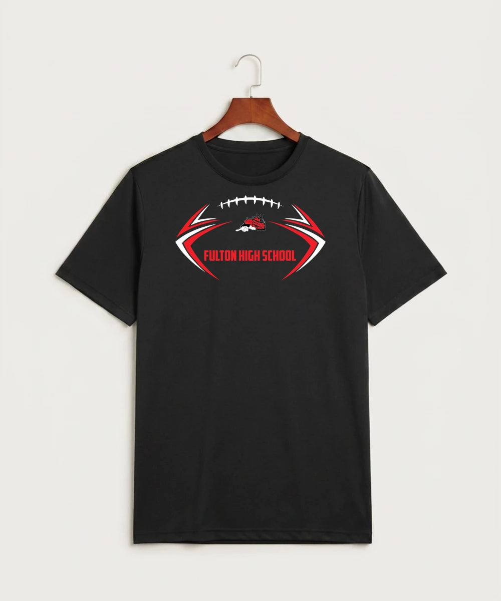Fulton High School Football (Boys) - Black Sport-Tek PosiCharge Competitor Tee. ST350