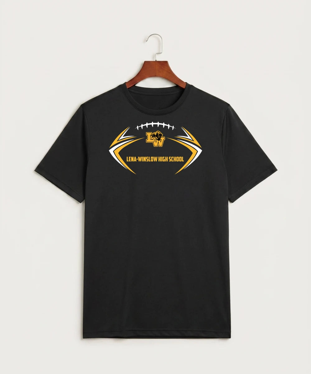 Le-Win Football - Black Sport-Tek PosiCharge Competitor Tee. ST350