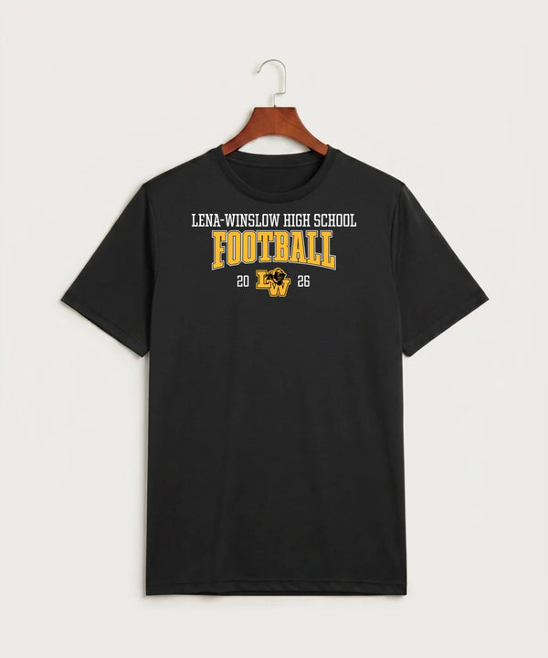 Le-Win Football - Black Sport-Tek PosiCharge Competitor Tee. ST350