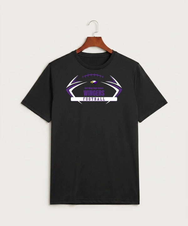 Red Wing High School Football - Black Sport-Tek PosiCharge Competitor Tee. ST350