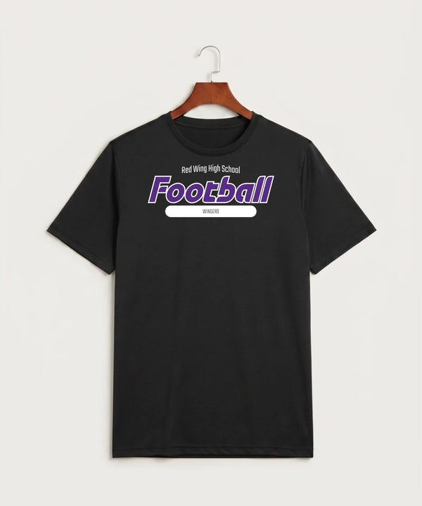 Red Wing High School Football - Black Sport-Tek PosiCharge Competitor Tee. ST350