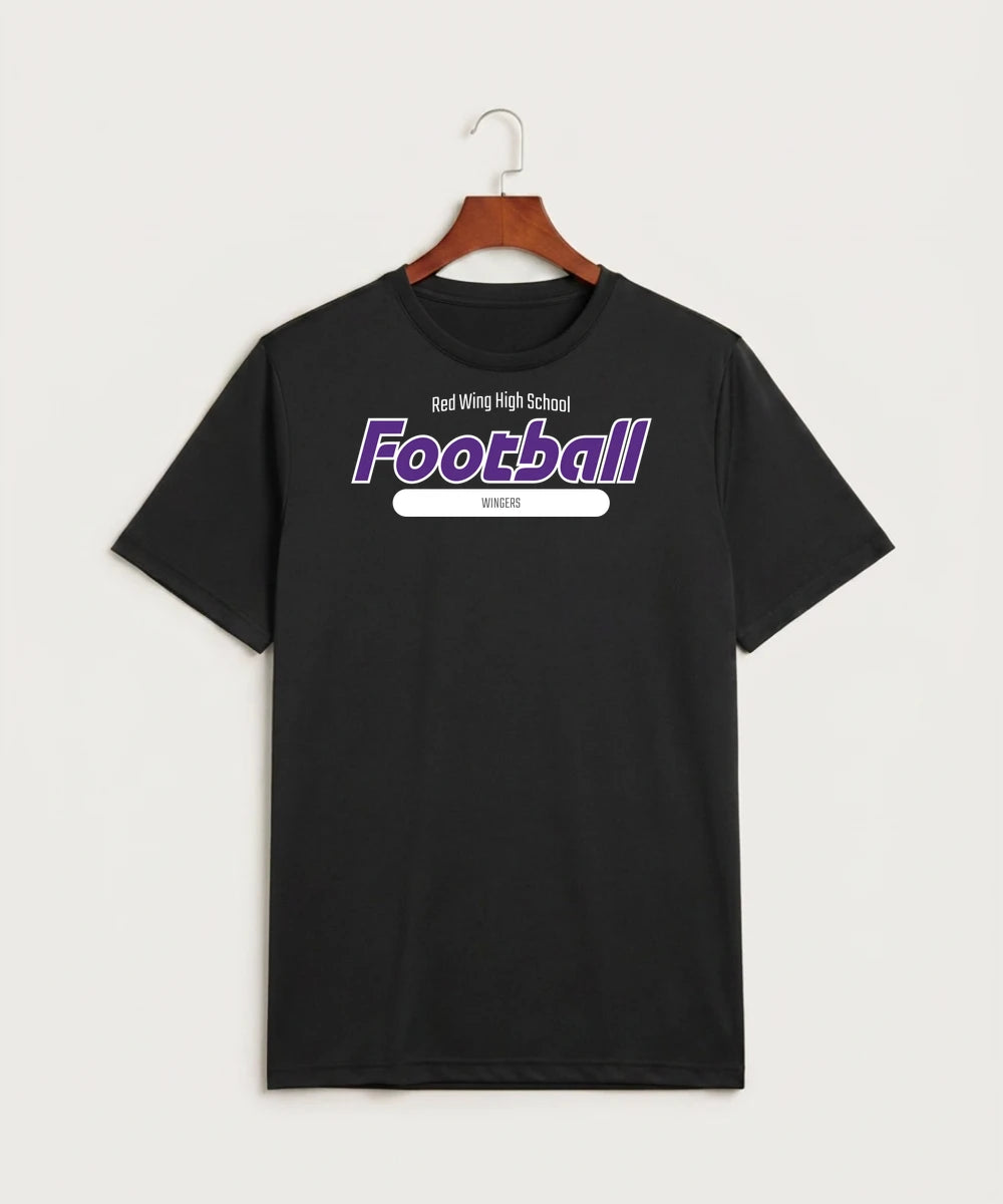 Red Wing High School Football - Black Sport-Tek PosiCharge Competitor Tee. ST350