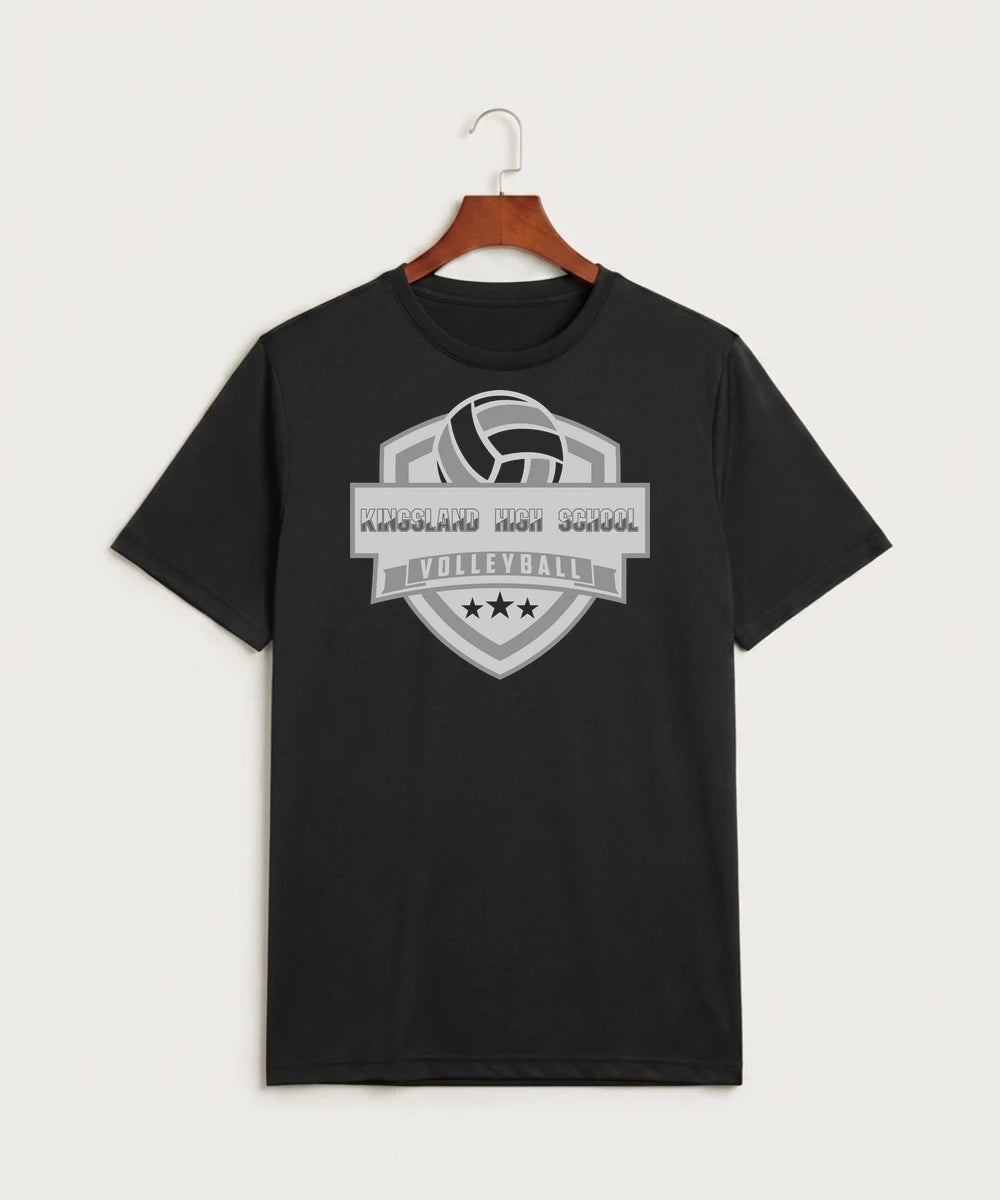Kingsland High School Volleyball (Girls) - Black Sport-Tek PosiCharge Competitor Tee. ST350