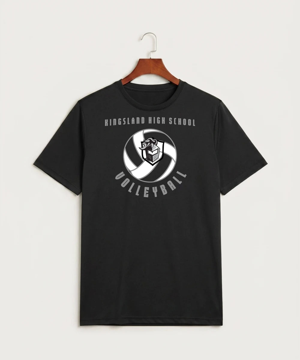 Kingsland High School Volleyball (Girls) - Black Sport-Tek PosiCharge Competitor Tee. ST350