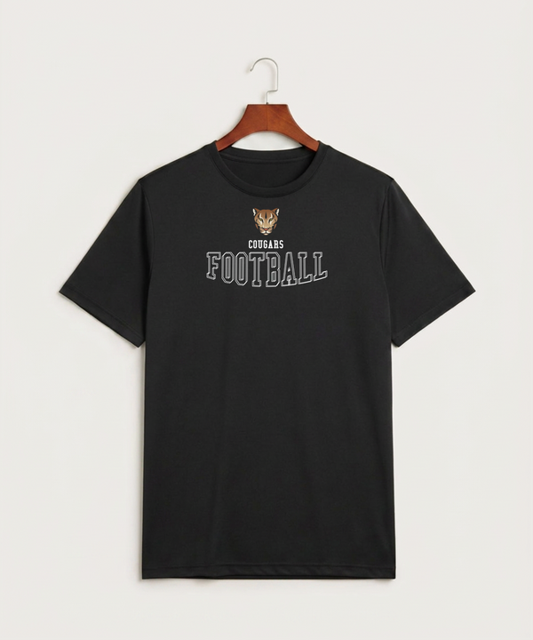 Ada Borup High School Football (Boys) - Black Sport-Tek PosiCharge Competitor Tee. ST350