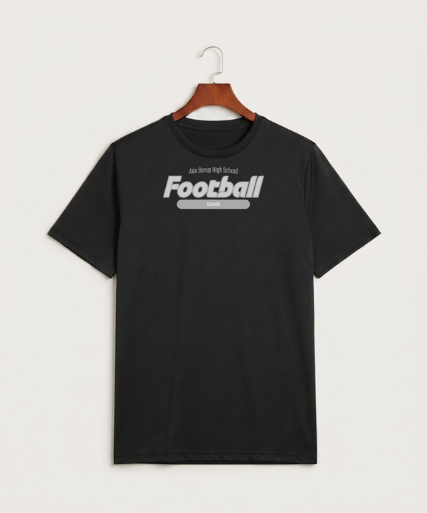 Ada Borup High School Football (Boys) - Black Sport-Tek PosiCharge Competitor Tee. ST350