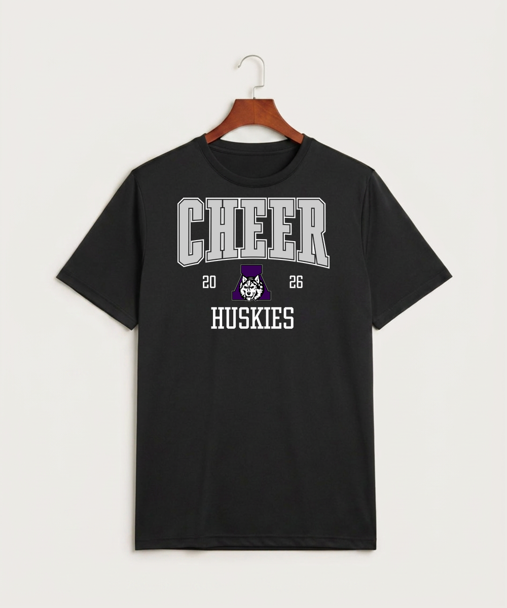 Albany High School Cheerleading - Black Sport-Tek PosiCharge Competitor Tee. ST350