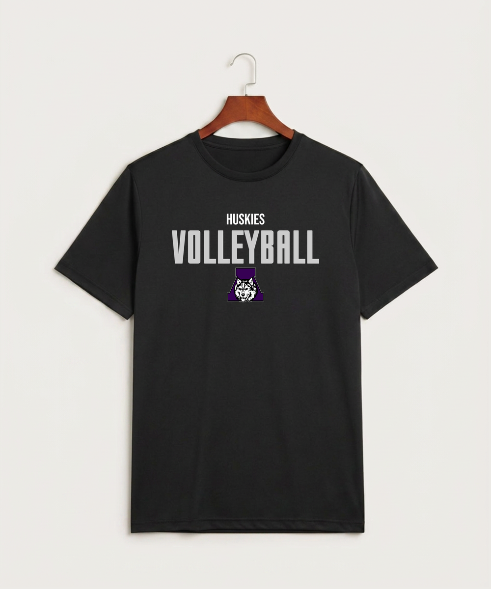 Albany High School Volleyball (Girls) - Black Sport-Tek PosiCharge Competitor Tee. ST350