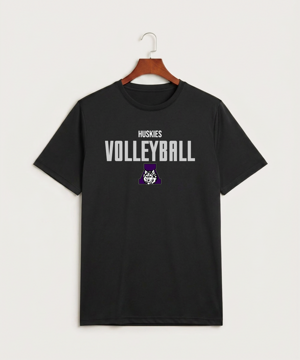Albany High School Volleyball (Girls) - Black Sport-Tek PosiCharge Competitor Tee. ST350