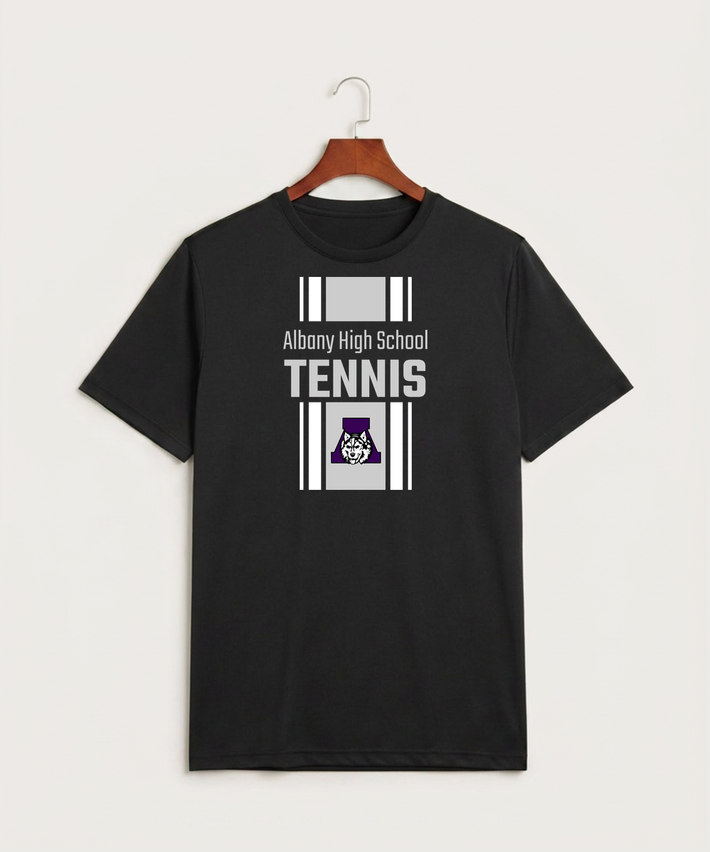 Albany High School Tennis (Boys) - Black Sport-Tek PosiCharge Competitor Tee. ST350