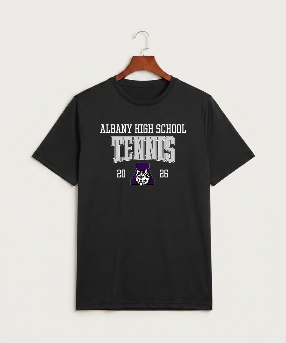 Albany High School Tennis (Boys) - Black Sport-Tek PosiCharge Competitor Tee. ST350