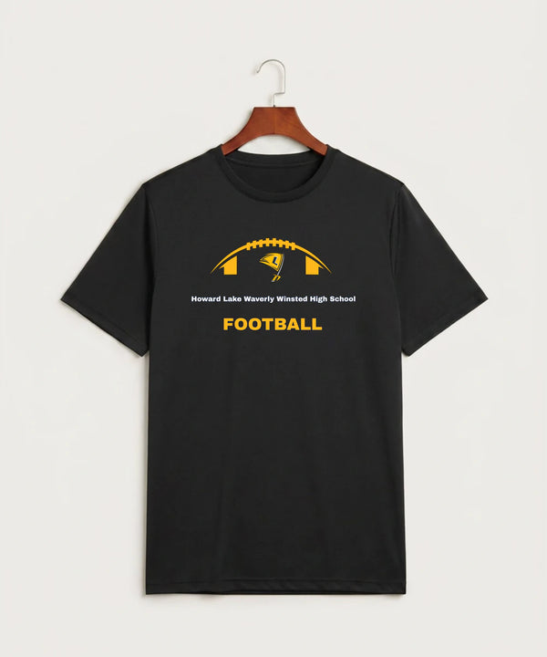 Howard Lake Waverly Winsted High School Football (Boys) - Black Sport-Tek PosiCharge Competitor Tee. ST350