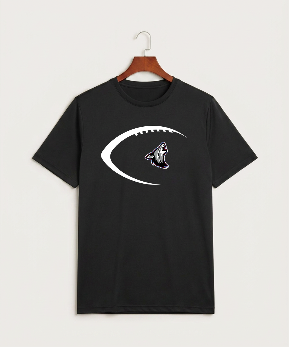 Heron Lake-Okabena High School Football (Boys) - Black Sport-Tek PosiCharge Competitor Tee. ST350