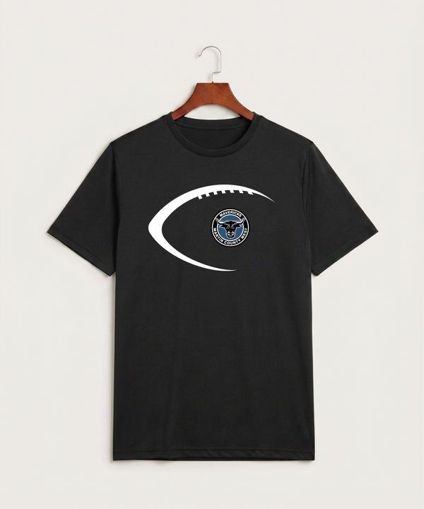 Martin County West High School Football (Boys) - Black Sport-Tek PosiCharge Competitor Tee. ST350