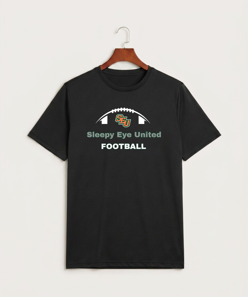 Sleepy Eye United Football (Boys) - Black Sport-Tek PosiCharge Competitor Tee. ST350