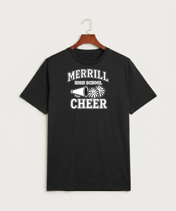 Merrill Dance and Cheer - Black Sport-Tek PosiCharge Competitor Tee. ST350