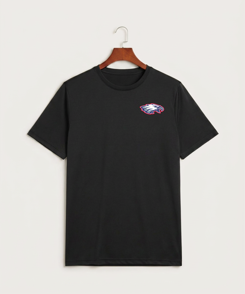 Pequot Lakes High School Football (Boys) - Black Sport-Tek PosiCharge Competitor Tee. ST350