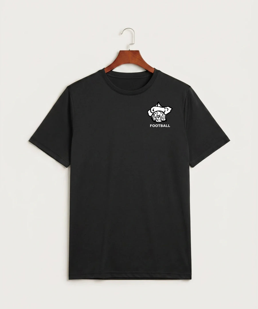 Polo HS Football general - Black Sport-Tek PosiCharge Competitor Tee. ST350