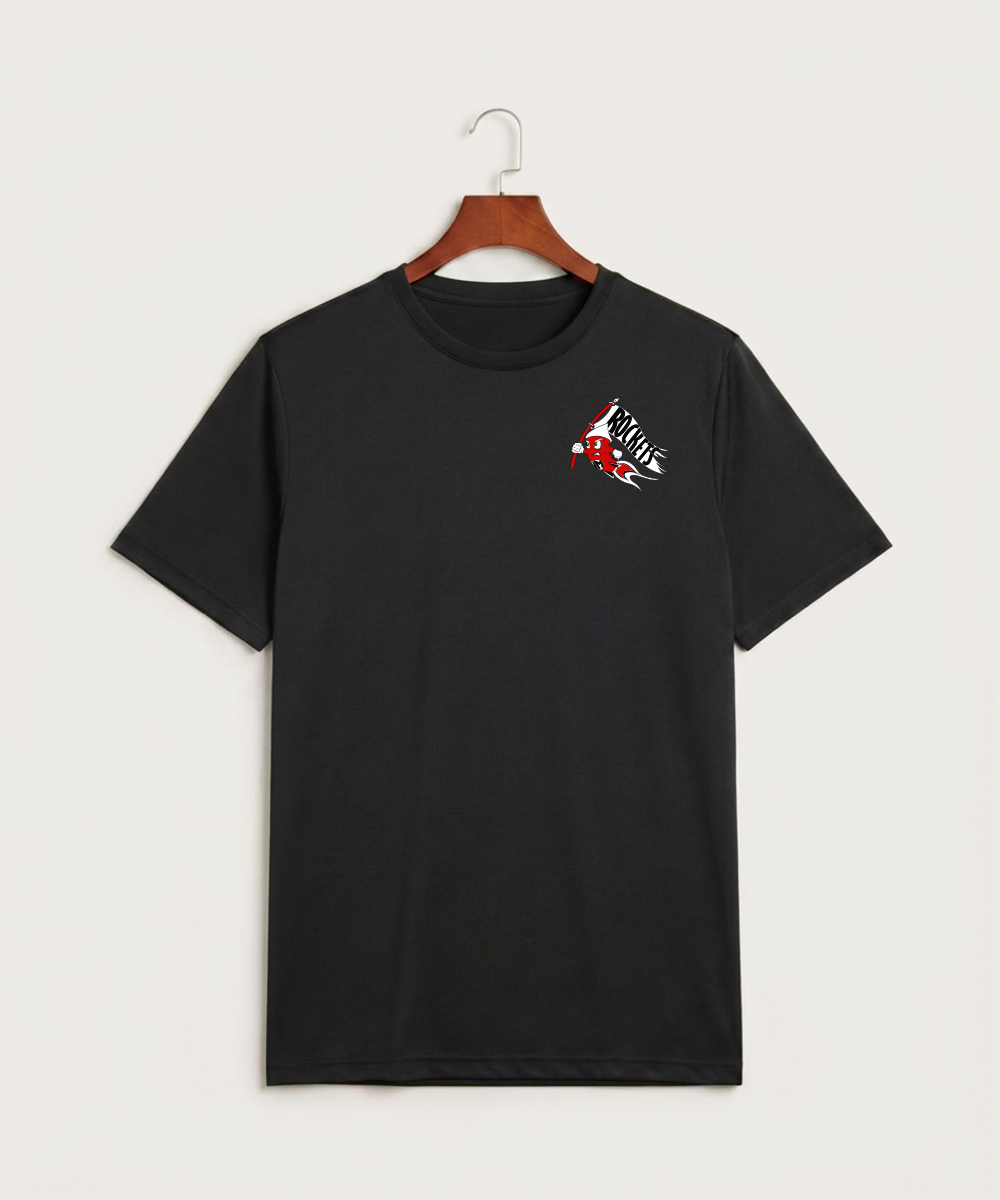 John Marshall High School Swim Dive Girls - Black Sport-Tek PosiCharge Competitor Tee. ST350