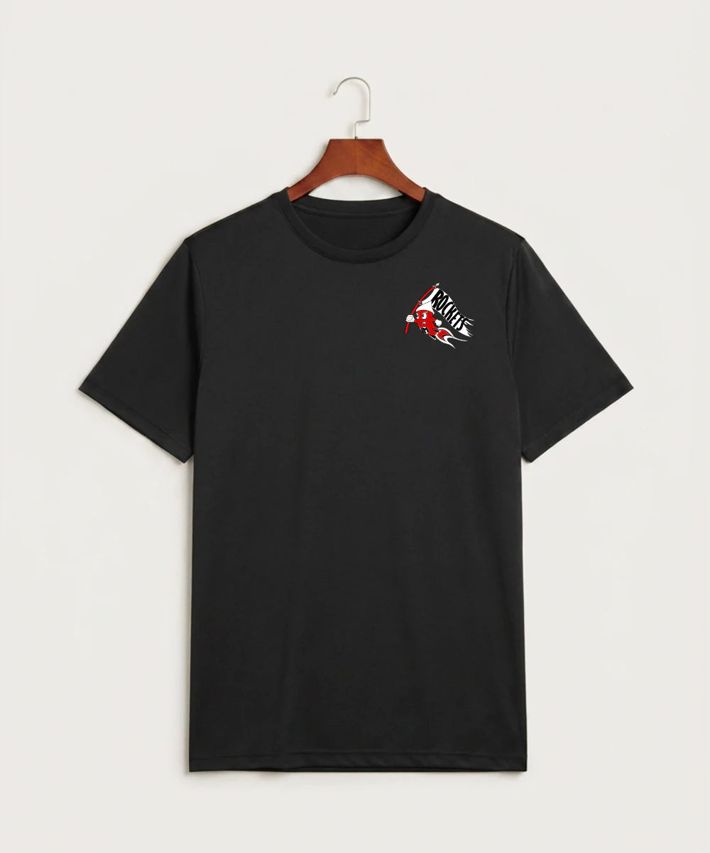 John Marshall High School Swim Dive Girls - Black Sport-Tek PosiCharge Competitor Tee. ST350