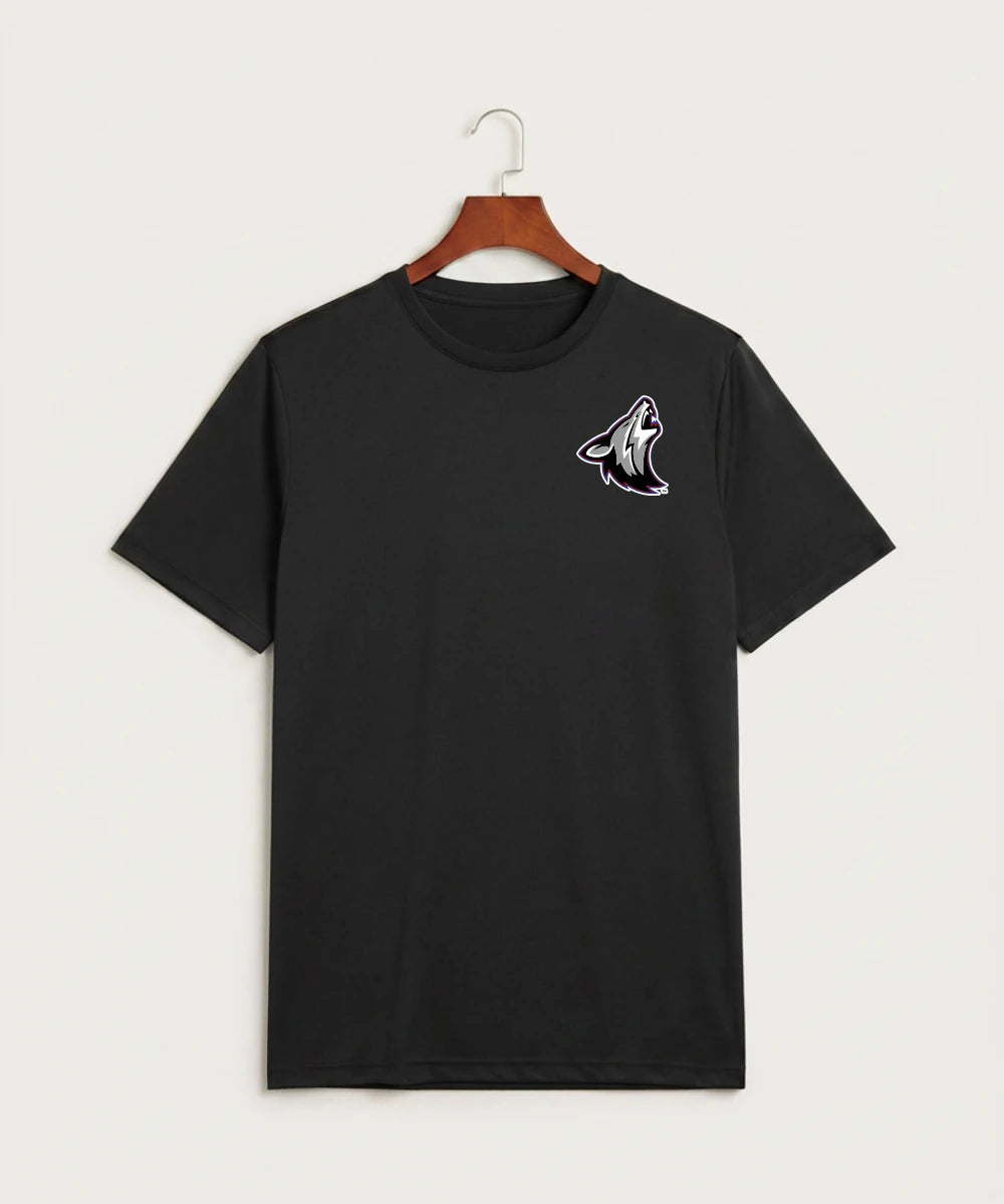Heron Lake-Okabena High School Football (Boys) - Black Sport-Tek PosiCharge Competitor Tee. ST350