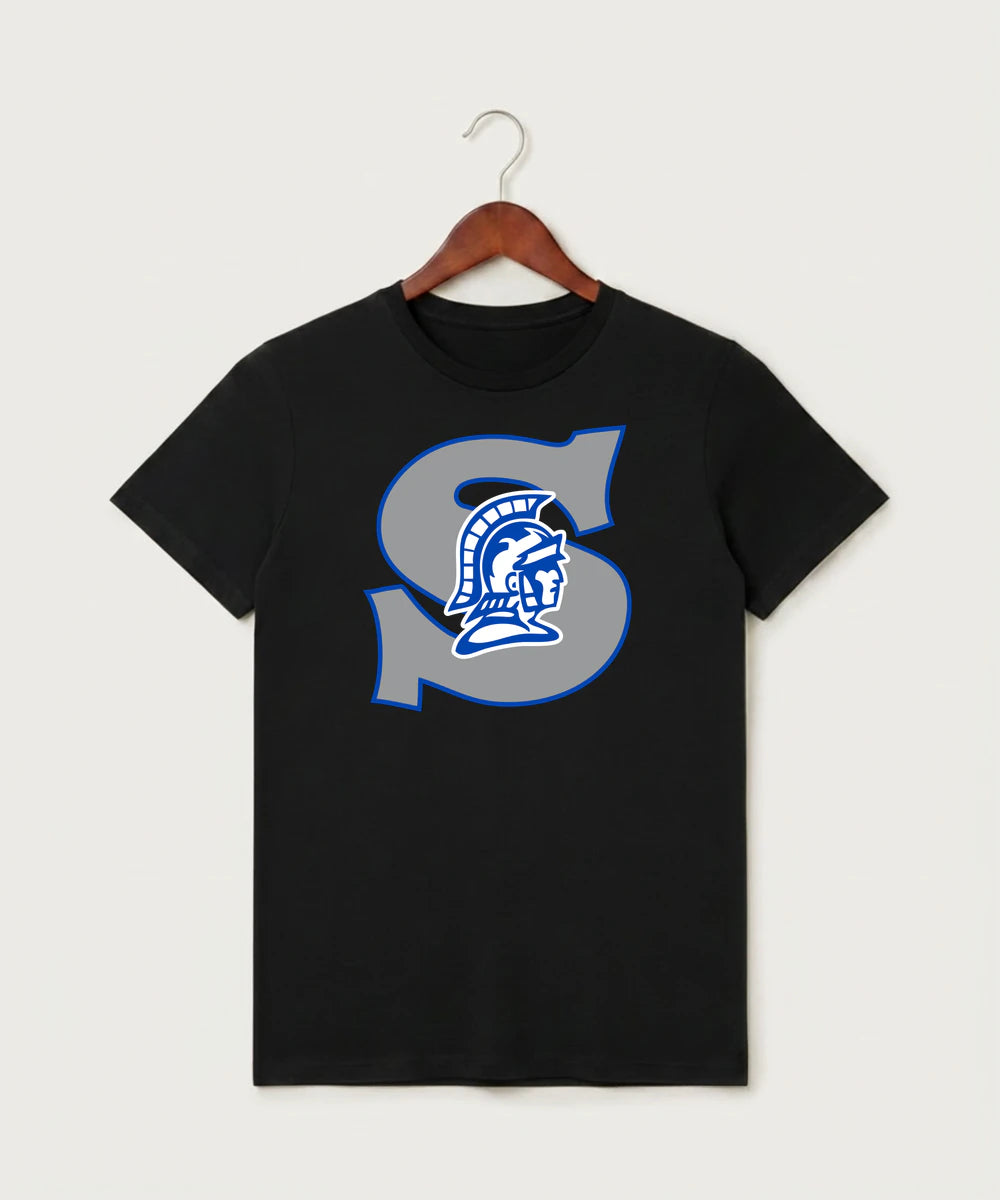 Green Bay Southwest High School Volleyball (Girls) - Black T-Shirt - Full Front