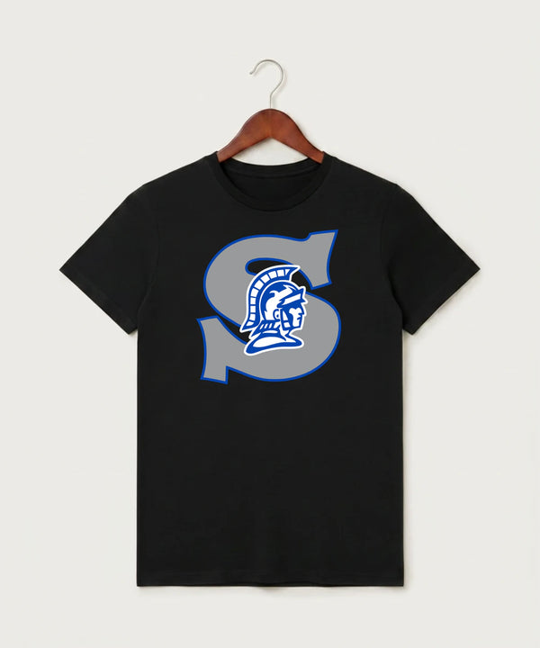 Green Bay Southwest High School Volleyball (Girls) - Black T-Shirt - Full Front