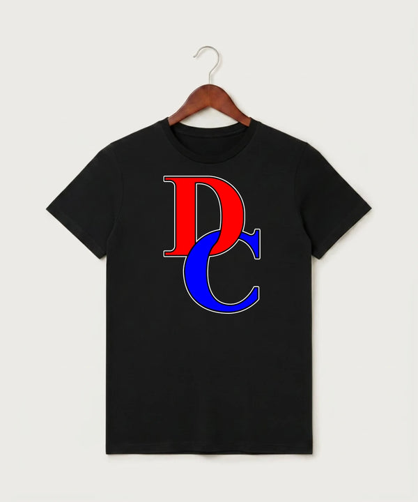 Davenport Central High School Volleyball (Girls) - Black T-Shirt - Full Front