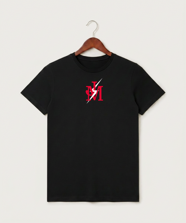 John Marshall High School Cross Country (Coed) - Black T-Shirt - Full Front