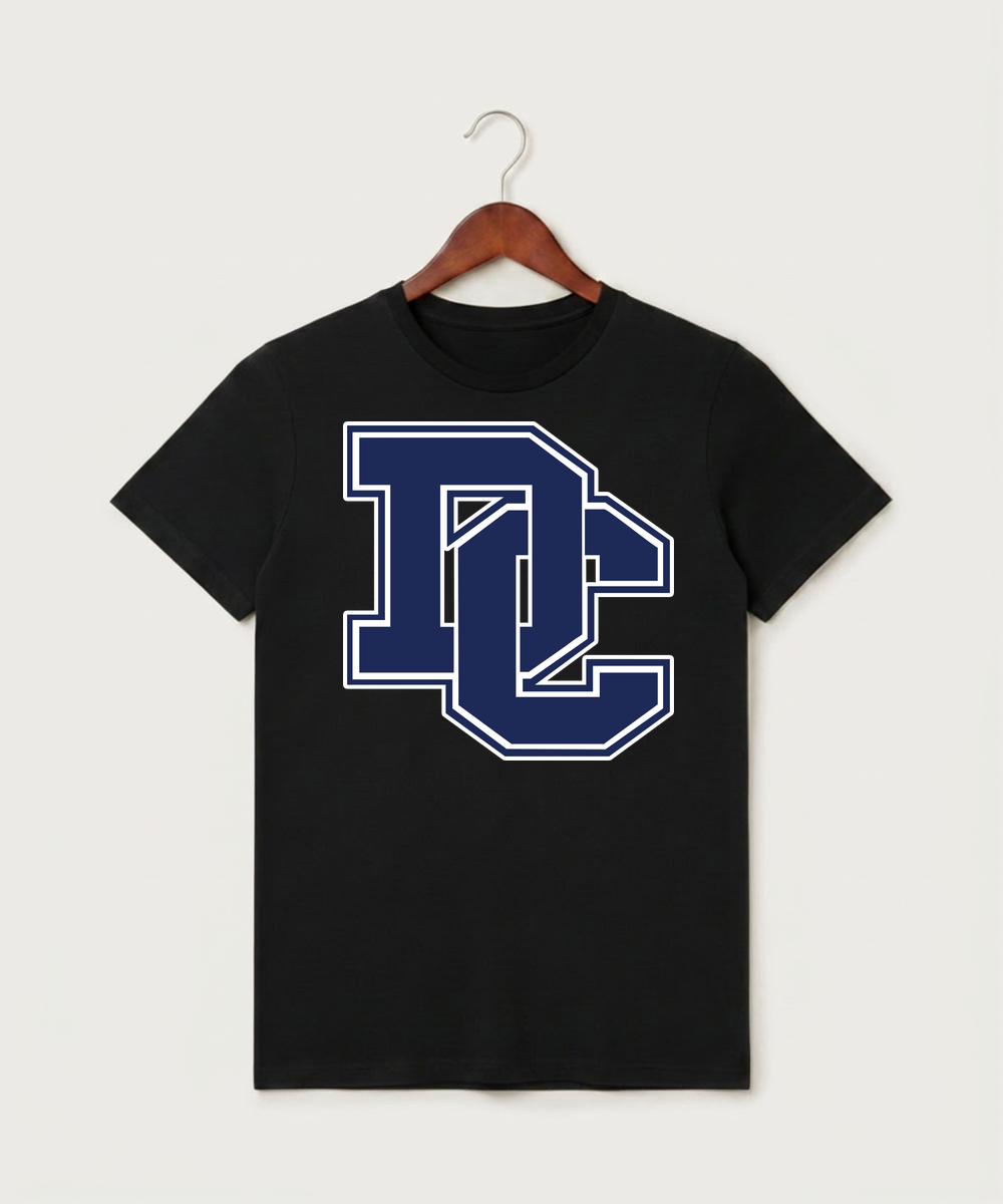 Dassel Cokato High School Football (Boys) - Black T-Shirt - Full Front