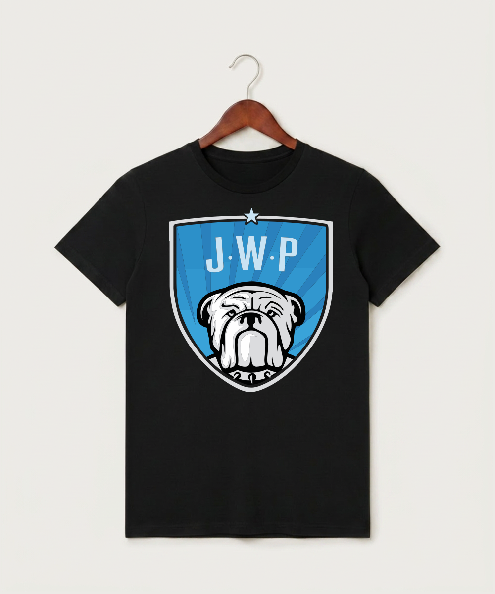 Janesville Waldorf Pemberton Football (Boys) - Black T-Shirt - Full Front