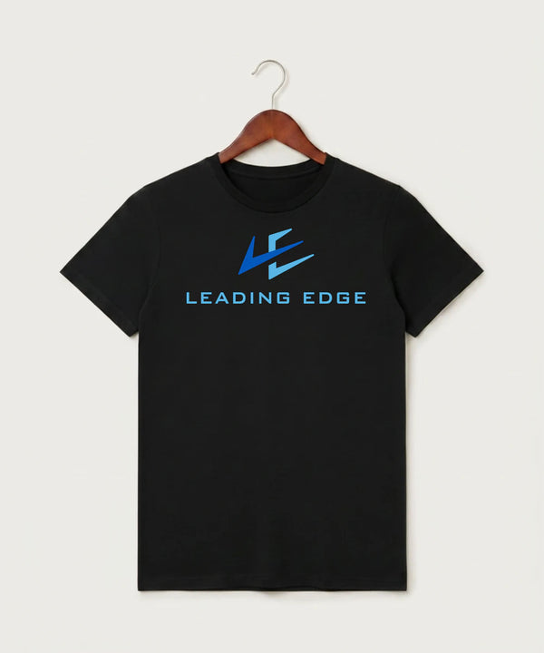Leading Edge Team Store - Black T-Shirt - Full Front