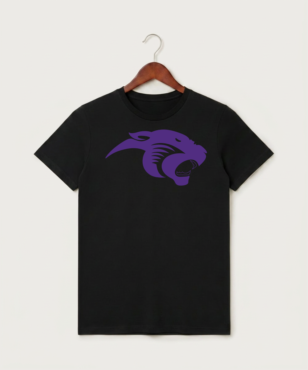 Glencoe Silver Lake High School Athletics - Black T-Shirt - Full Front