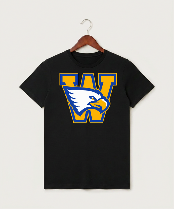 Windom Area High School Volleyball (Girls) - Black T-Shirt - Full Front
