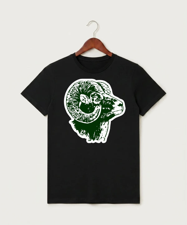 Roseau High School Football (Boys) - Black T-Shirt - Full Front