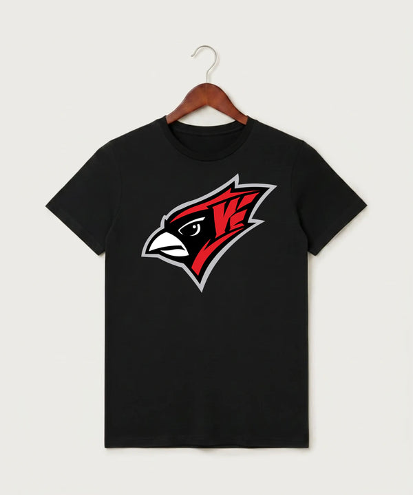 Willmar High School Athletics - Black T-Shirt - Full Front