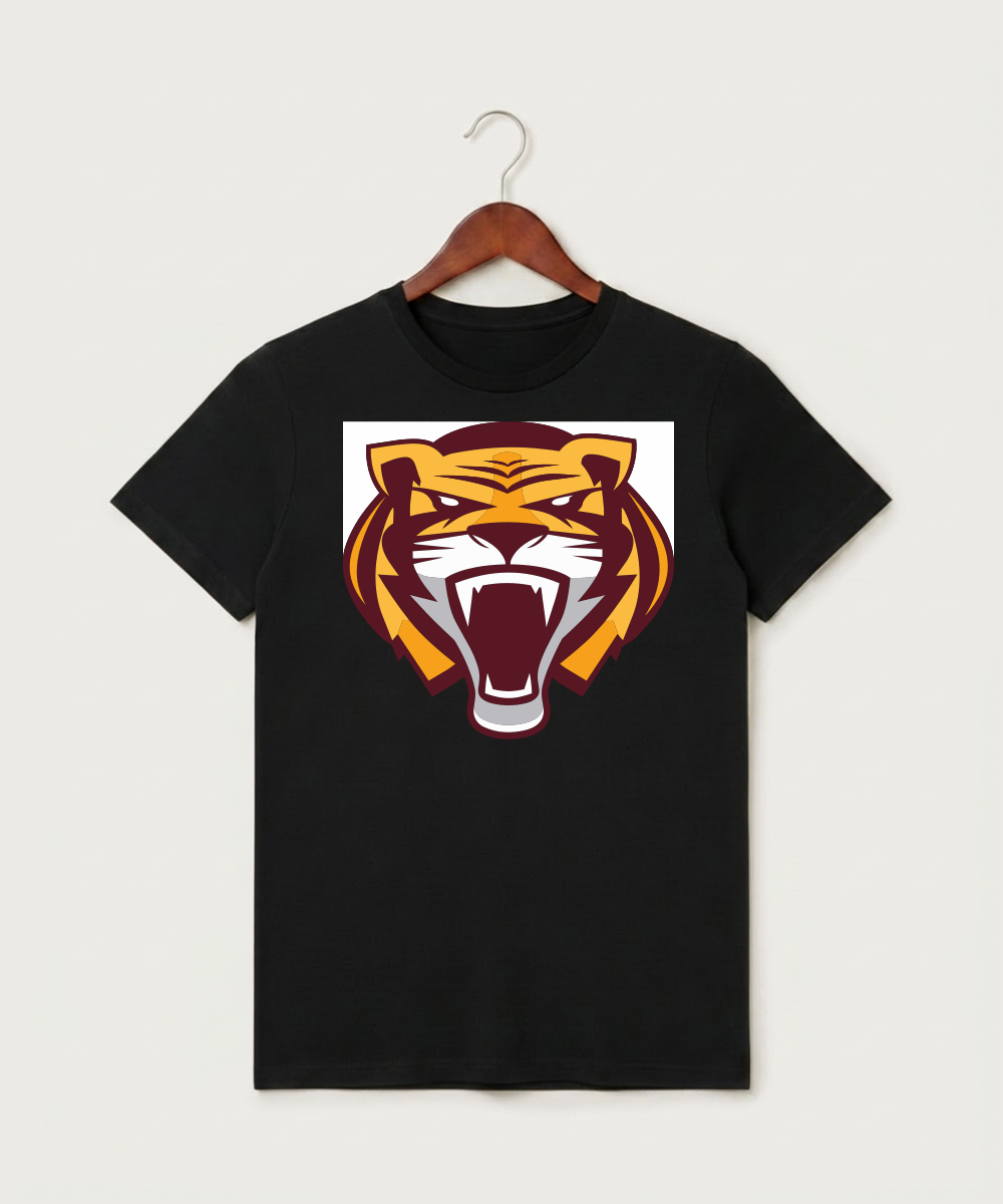 Stewartville High School Tennis (Coed) - Black T-Shirt - Full Front