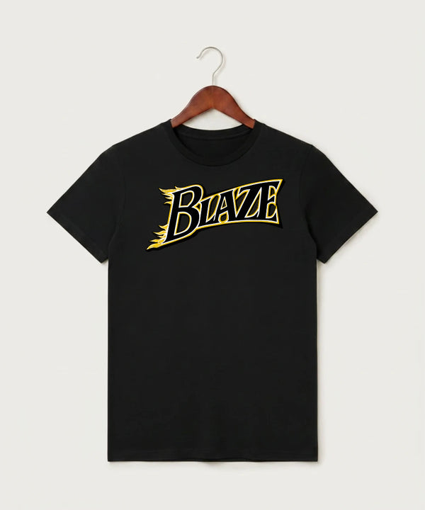 Burnsville High School Football (Boys) - Black T-Shirt - Full Front