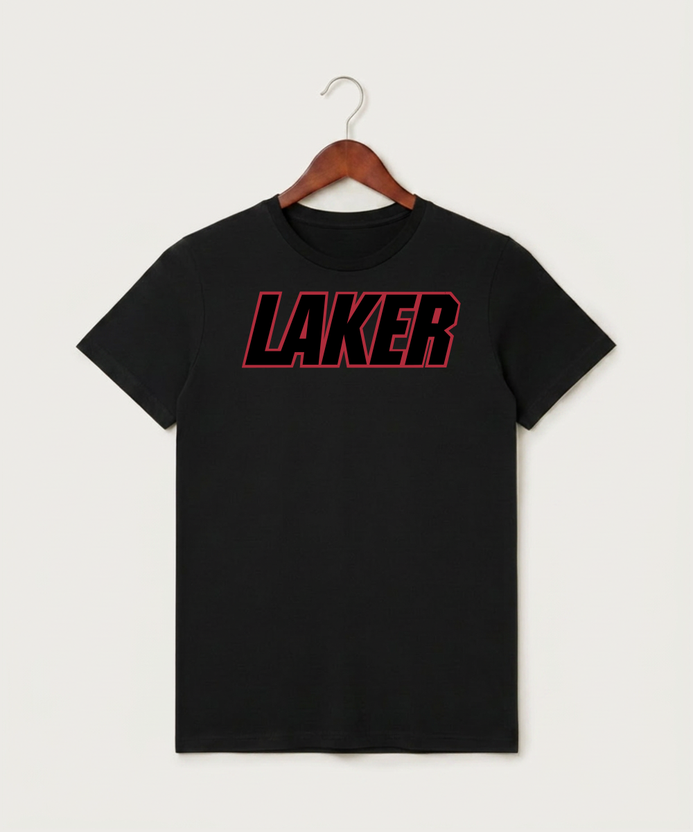 Detroit Lakes Community High School Football (Boys) - Black T-Shirt - Full Front