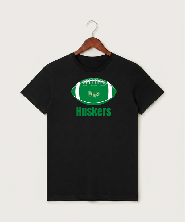 Holdingford High School Football (Boys) - Black T-Shirt - Full Front