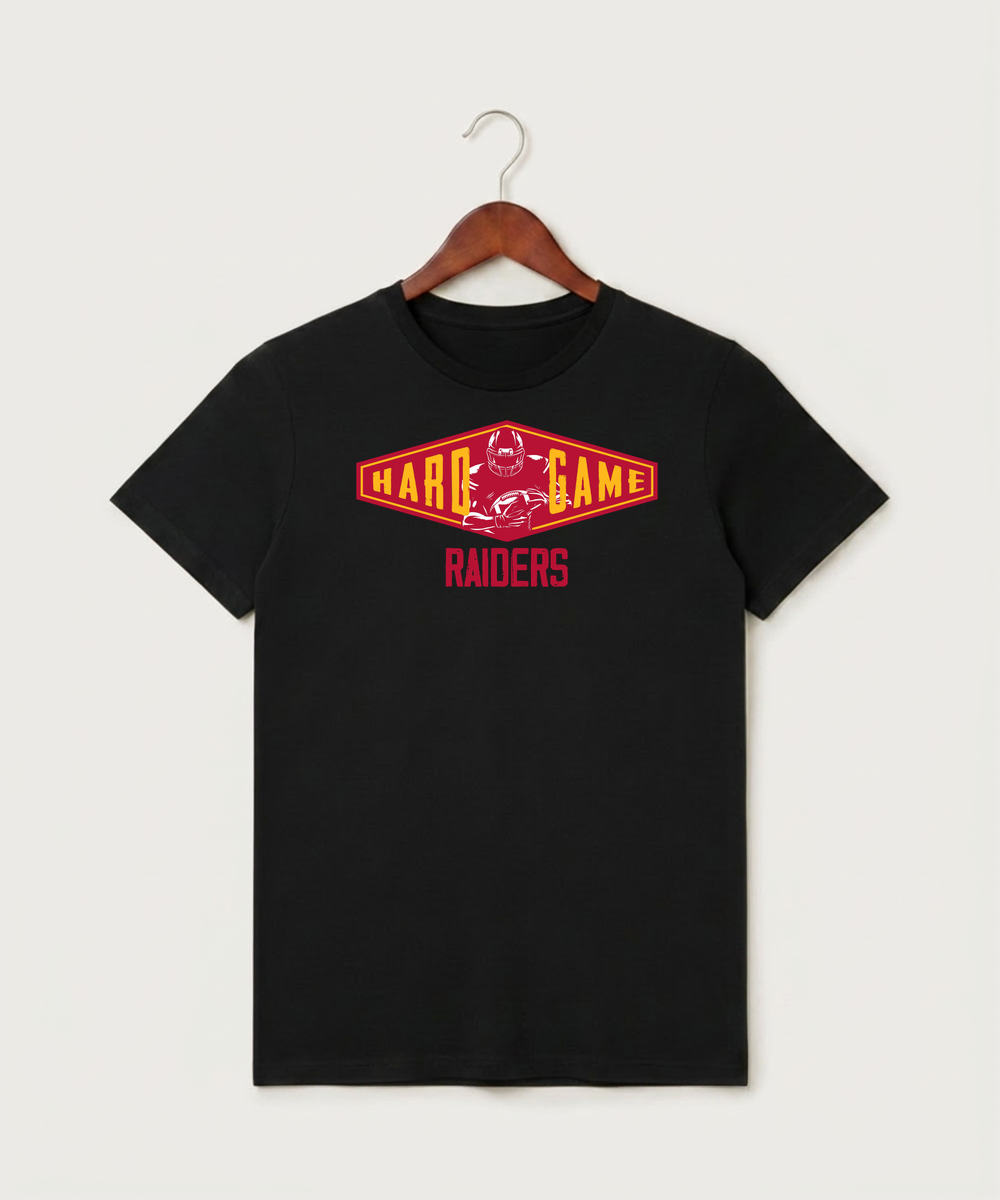 Mille Lacs High School Football (Boys) - Black T-Shirt - Full Front