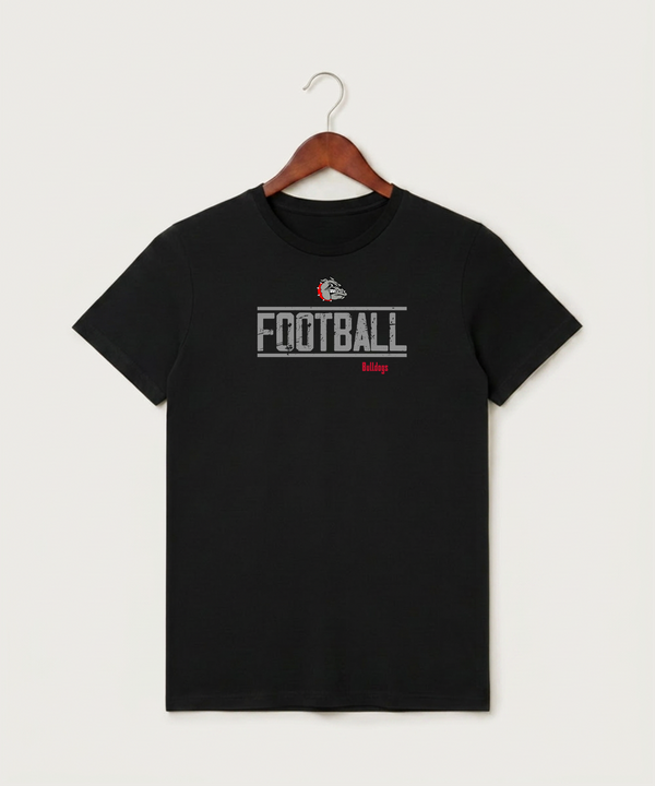 Otter Tail Central Football (Boys) - Black T-Shirt - Full Front