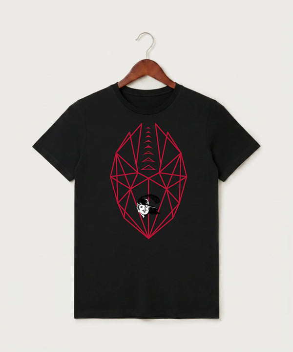 Border West Football (Boys) - Black T-Shirt - Full Front