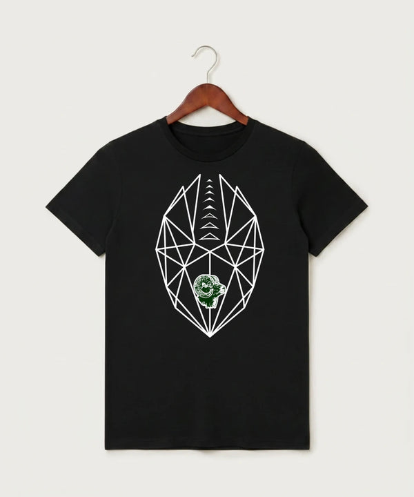 Roseau High School Football (Boys) - Black T-Shirt - Full Front